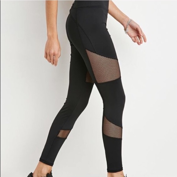 Forever 21 Pants - Workout Leggings Black